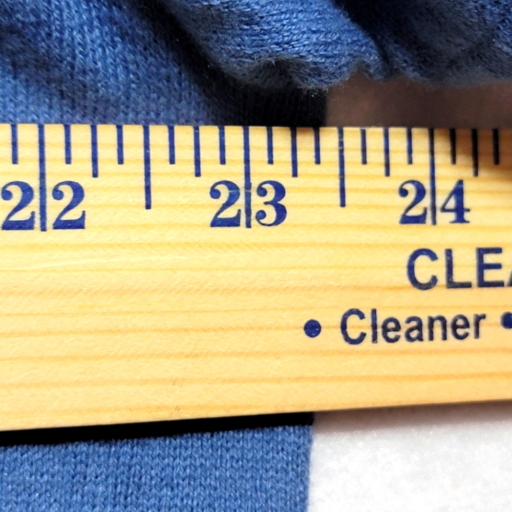 Christian Lacroix Men's Blue Pima Cotton & Cashmere Blend. #654 - Picture 2 of 8